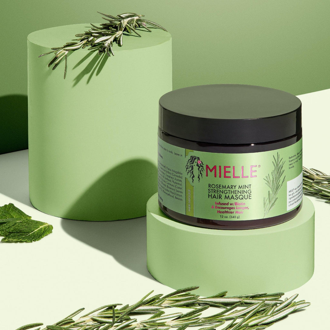 Mielle - Rosemary Mint Strengthening Hair Masque - 340g - Cosmetic Holic