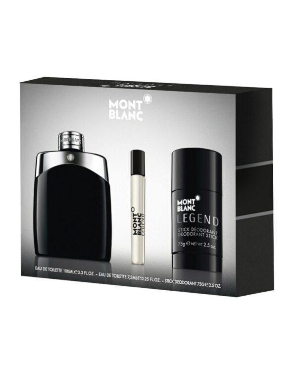 Mont Blanc - Legend For Men 3Pcs Gift Set - Cosmetic Holic