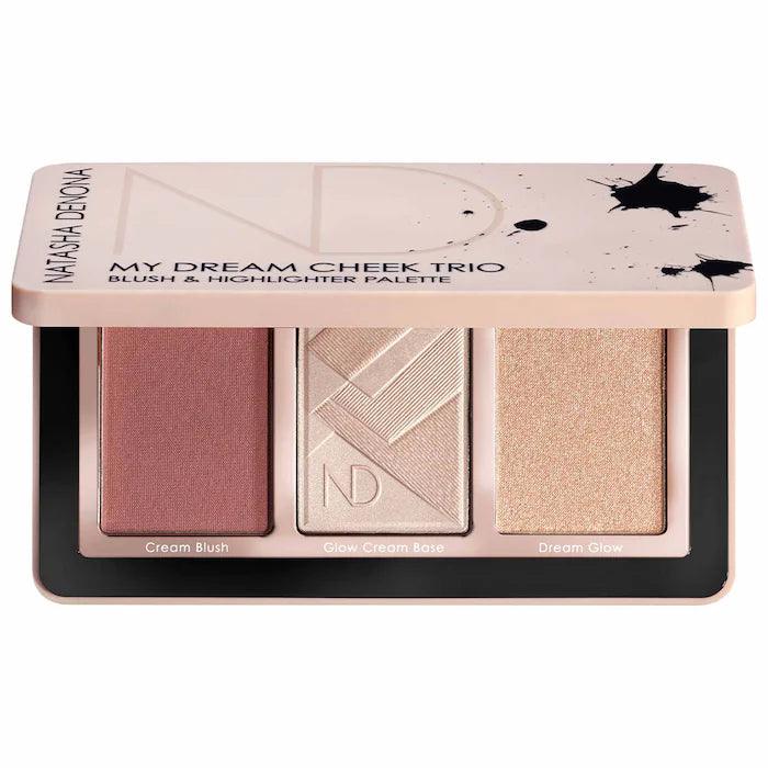 Natasha Denona - My Dream Cheek Trio - Cream Blush, Glow Cream Base and Glow Powder Highlighter - Cosmetic Holic