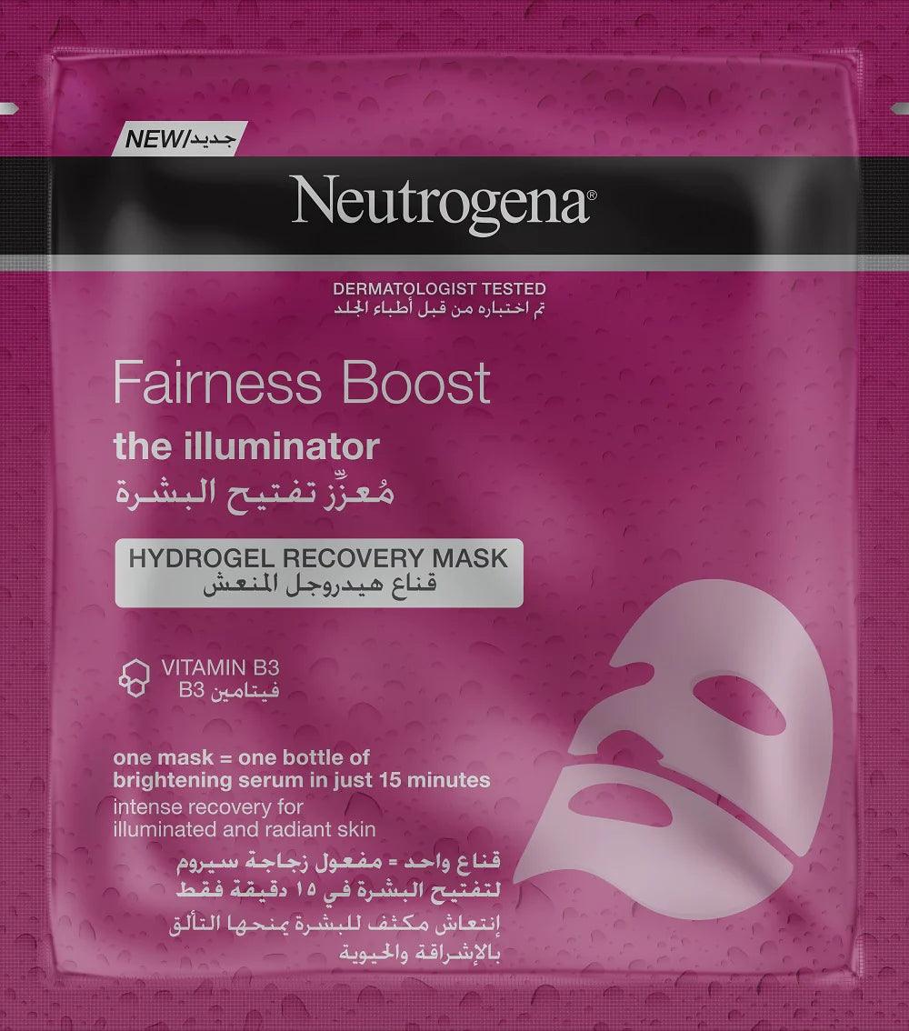 Neutrogena - Face Mask Sheet The Illuminator Fairness Boost Hydrogel Recovery - Cosmetic Holic