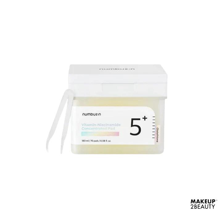 Numbuzin - No.5 Vitamin-Niacinamide Concentrated Pad - 70 pads - Cosmetic Holic