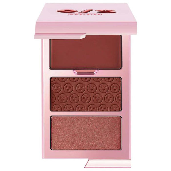 ONESIZE - by Patrick Starrr Cheek Clapper 3D Blush Trio Palette - Rich Betch - Cosmetic Holic