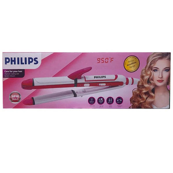 Philips 3 in 1 Hair Straightener - Cosmetic Holic