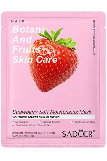 Sadoer - Botany And Fruits Strawberry Moisturizing Face Sheet Mask