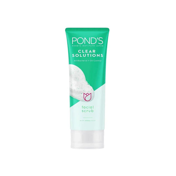 Ponds-Clear-Solutions Facial Scrub-100GM - Cosmetic Holic