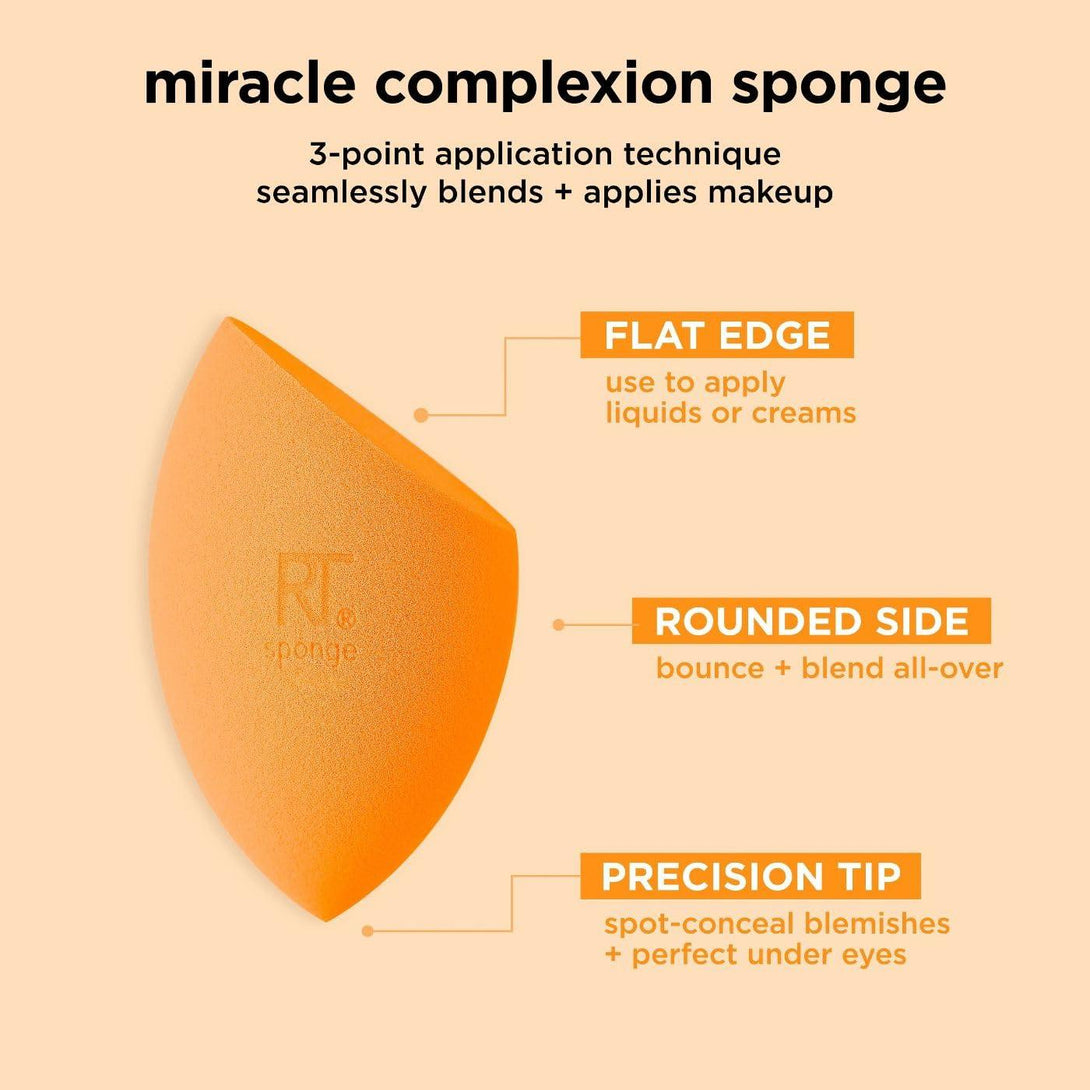 REAL TECHNIQUES - 4 Miraclrcle Complexion Sponges