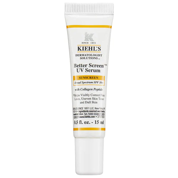 Kiehl's - Better Screen™ UV Serum SPF 50+ Facial Sunscreen with Collagen Peptide - 15ml