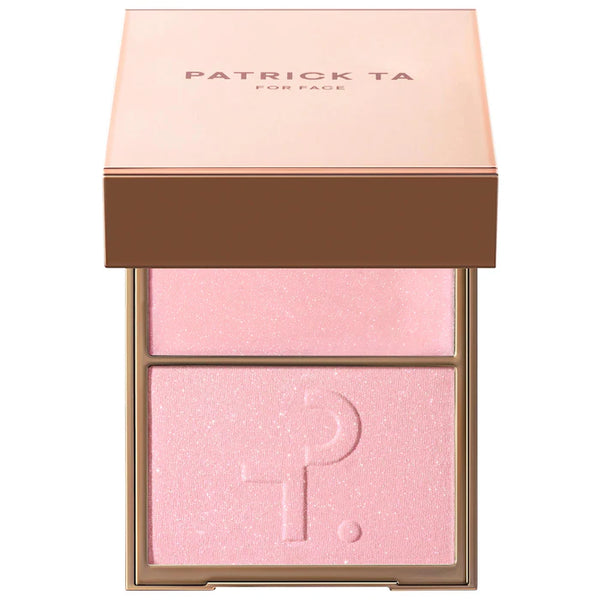 PATRICK TA - Major Glow Crème & Powder Light Reflecting Translucent Highlighter Duo - Baby pink shimmer