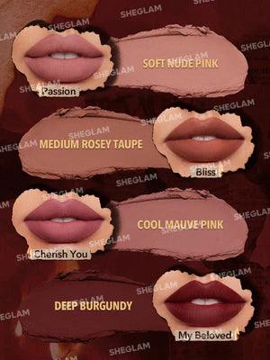Sheglam - Dynamitte Boom Long-Lasting Matte Lipstick (EMBER ROSE SET) - Cosmetic Holic