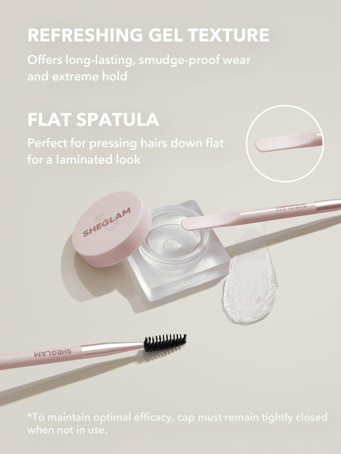 Sheglam - Set Me Up Brow Hold Eyebrow Gel - Crystal Clear - Cosmetic Holic