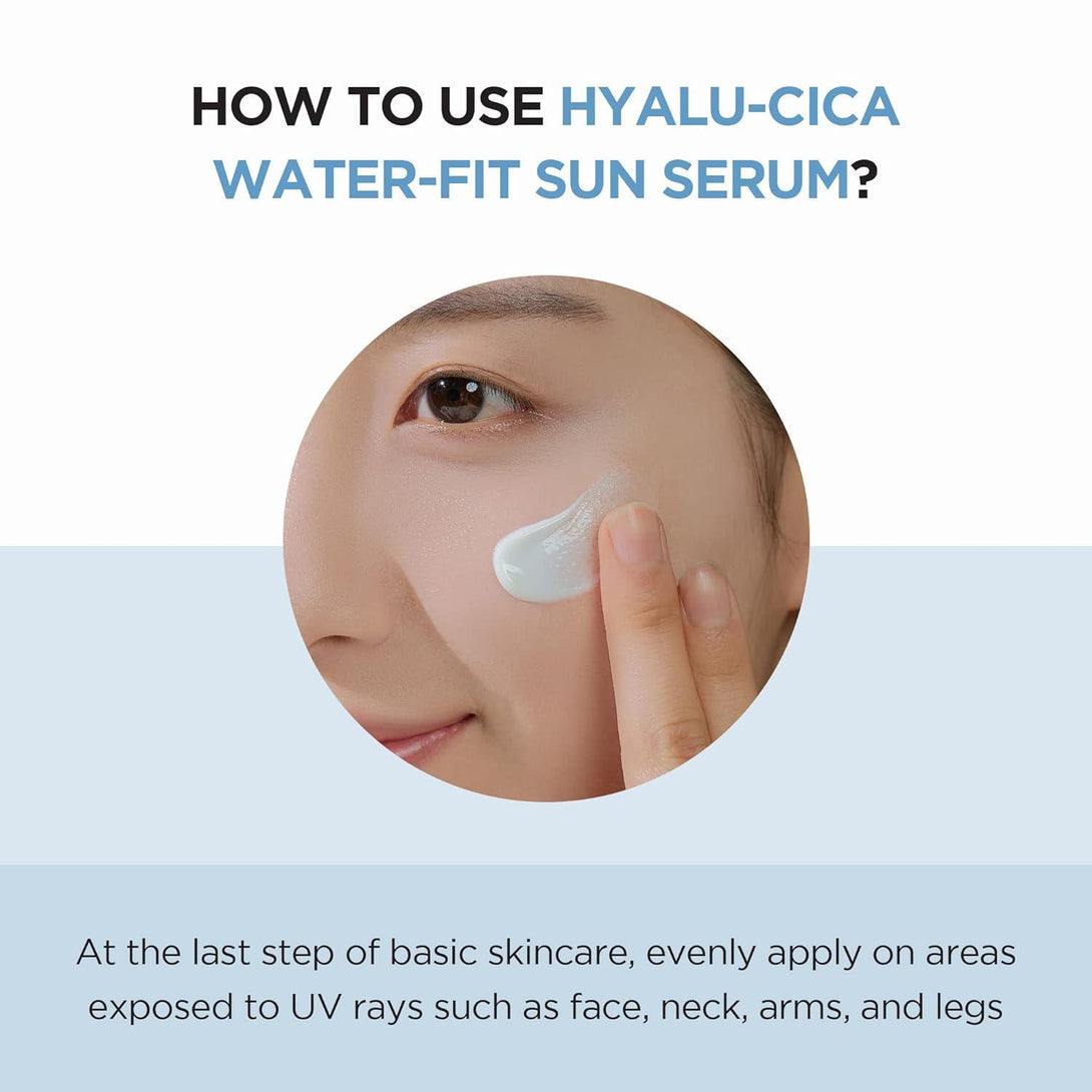 Skin1004 - HYALU-CICA WATER-FIT SUN SERUM SPF50+ PA++++ - 50ml - Cosmetic Holic