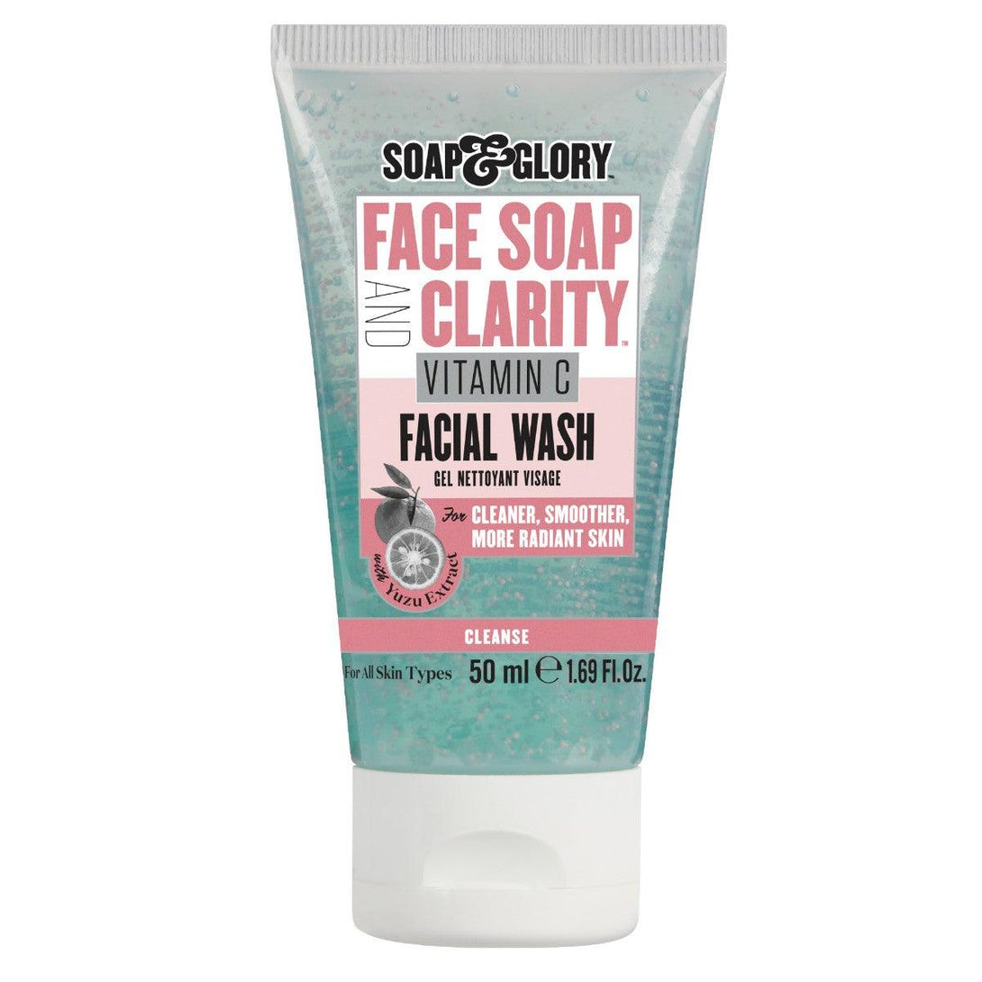 Soap & Glory - Face Soap & Clarity Vitamin C Face Wash Travel Size Mini - Cosmetic Holic