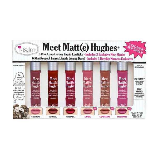 THE BALM - Meet Matte Hughes Volume 3 Set of 6 Mini Long-Lasting Liquid Lipsticks
