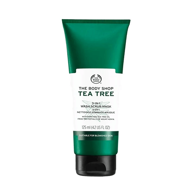 The Body Shop - Tea Tree 3-in-1 Wash Scrub Mask - 125ml - Cosmetic Holic