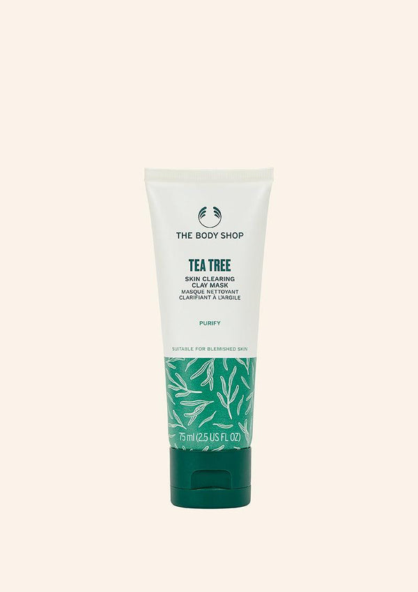 The Body Shop - Tea Tree Skin Clearing Clay Mask - 75ml - Cosmetic Holic