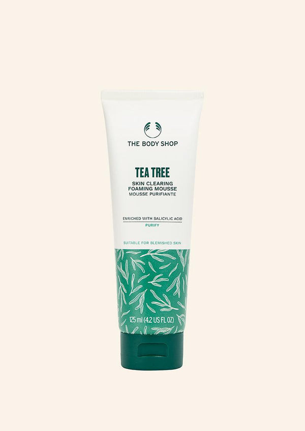 The Body Shop - Tea Tree Skin Clearing Foaming Mousse - 125ml - Cosmetic Holic