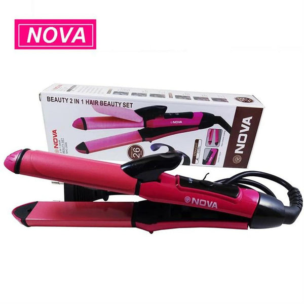 Tooluxe - 2 In 1 Hair Curler And Hair Straightener - Cosmetic Holic
