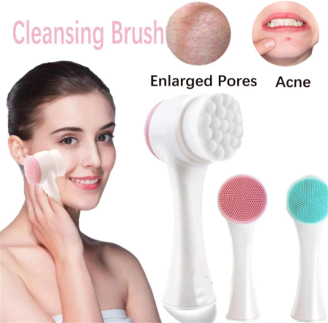 Tooluxe - Facial Beauty Double Sided Handle Facial Cleaning Massager - Cosmetic Holic