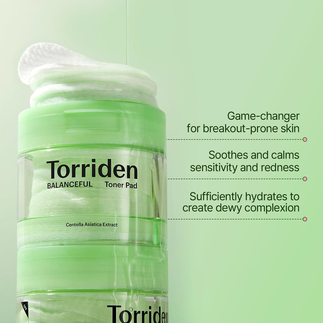 Torriden - Balanceful Cica Toner Pad - 60pads - Cosmetic Holic