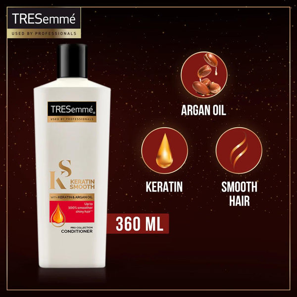Tresemme - Keratin Smooth & Straight Conditioner - 360ML - Cosmetic Holic