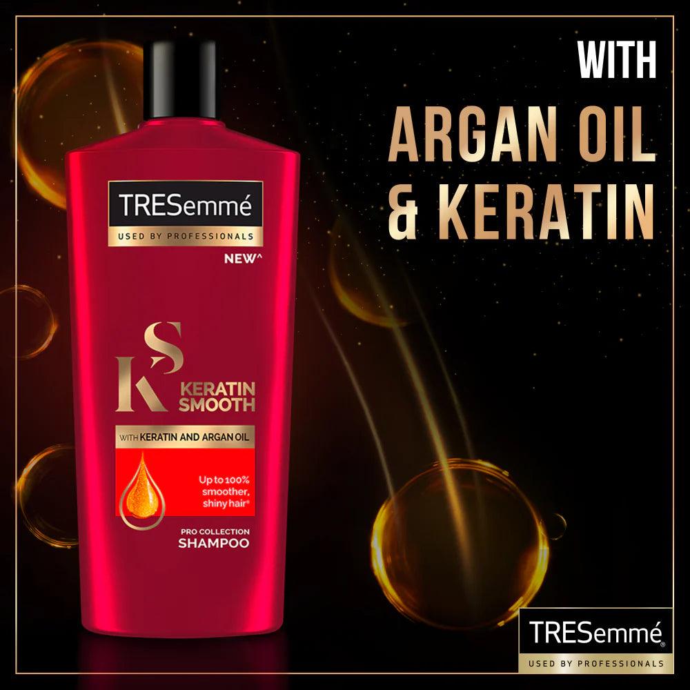 Tresemme - Keratin Smooth & Straight Shampoo - 650ML - Cosmetic Holic