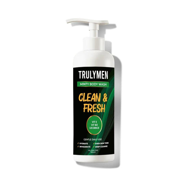 TRULYMEN MINTY FRESH BODY WASH -300ML - Cosmetic Holic