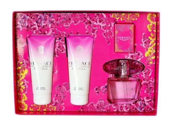 Versace - Bright Crystal Absolu For Women Gift Set - 4Pcs - Cosmetic Holic