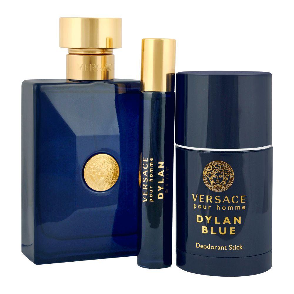 Versace - Homme Dylan Blue For Men Gift Set - 3Pcs - Cosmetic Holic
