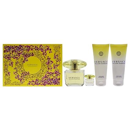 Versace - Yellow Diamond For Women Gift Set - 4 Pcs - Cosmetic Holic