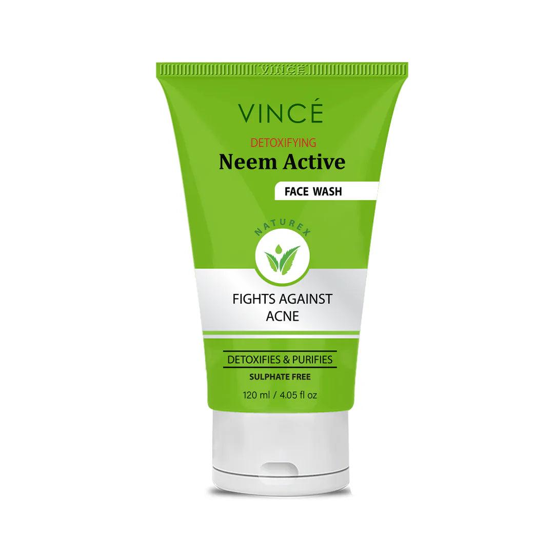 Vince - DETOXIFYING Neem Active Face Wash - 120ml - Cosmetic Holic