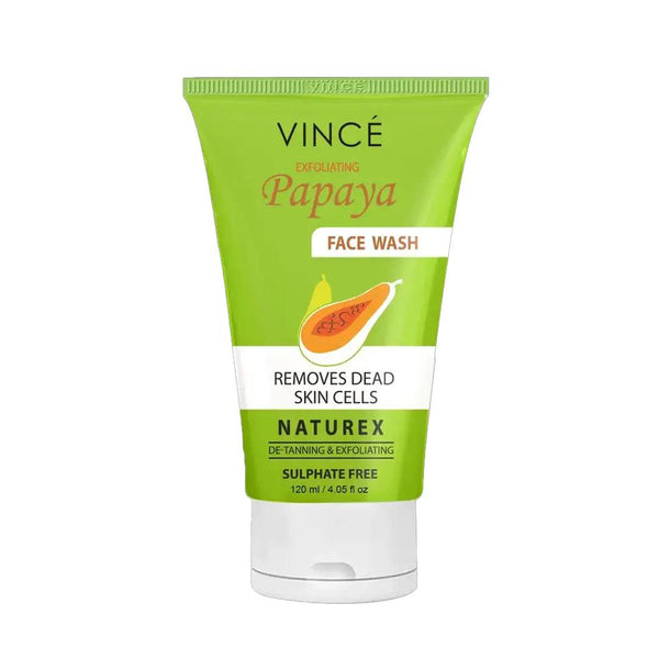 Vince - EXFOLIATING Papaya Face Wash - 120ml - Cosmetic Holic