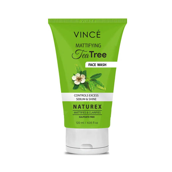 Vince - MATTIFYING Tea Tree Face Wash - 120ml - Cosmetic Holic