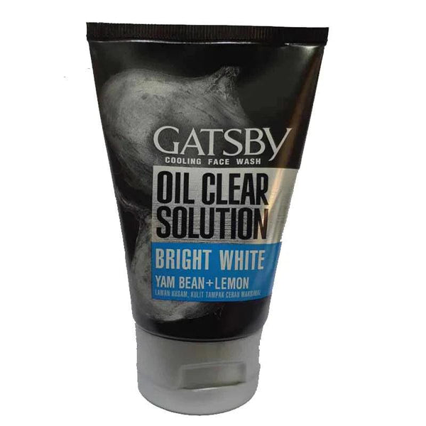 Gatsby - Oil Solution Bright White Yam Bean+Lemon Men Face Wash - 100g