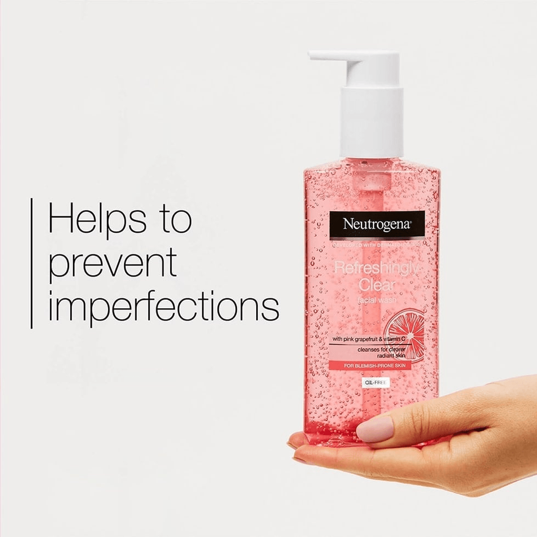 Neutrogena - Refreshingly Clear Facial Wash with Pink Grapefruit - 200ml