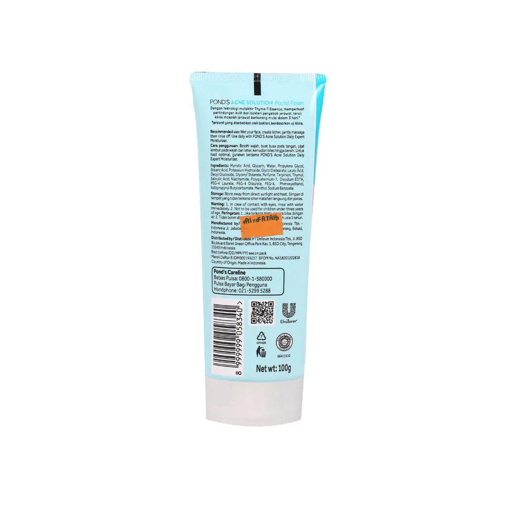 Pond's - Acne Solution Facial Foam - 100g